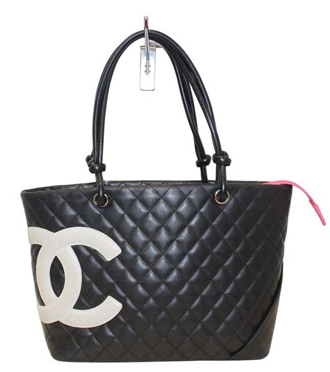 channel black purse|large black chanel tote bag.